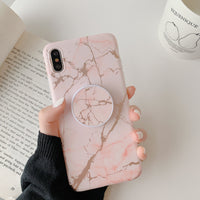 Bronze marble stripe mobile phone