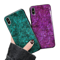 Marble burst mobile phone case