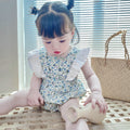 Baby Flower Strap Korean Version Girl Bodysuit