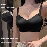 Extended-cup Non-adjustable Bra For Women With Smaller Busts Enhances And Lifts The Cleavage