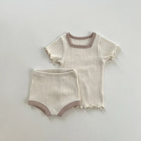 Baby Summer Short Sleeve Shorts Suit
