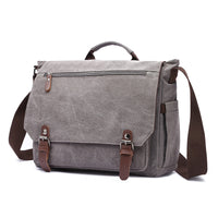 Men's Business Crossbody Canvas Portable Briefcase