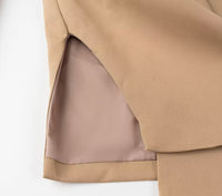 Women's Loose Solid Color Casual Suit Jacket