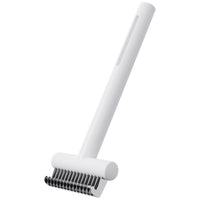 Pet Dematting Comb For Dogs And Cats, Stainless Steel Deshedding Tool With Safety Rounded Edges, Professional Undercoat Rake For Removing Mats Tangles And Loose Hair, 7cm Wide Ergonomic Grooming Brush