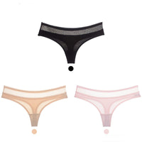 Cotton low-rise seamless women's briefs