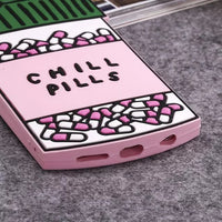 3D Love Potion Chill Pills Bottle Soft Phone Case