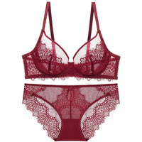 Ultra-thin Transparent Lace Plus Size Women's Underwear
