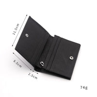 Short Genuine Leather Men's And Women's Wallet Vertical Multi Card