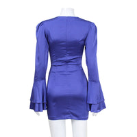 Irregular-fit Sheath Skirt High-waisted Elegant Dress