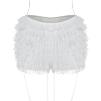 European And American Fashion Sexy Lace Low Waist Base Shorts
