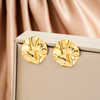 Premium Fashion Irregular Earrings, High-End Unique Niche Design, Stainless Steel Earrings Jewelry For Women
