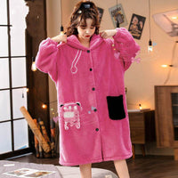 Angry Little Coral Fleece Pajamas Women