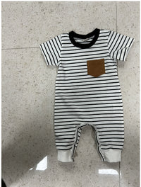 Children's Cotton Striped Jumpsuit