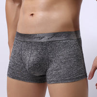 Boxer Shorts Mid Waist Trendy Young Men Boxer