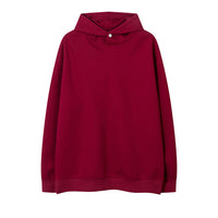 Hooded Sweater Loose All-matching Solid Color Men