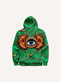 Fashion Casual Printed Polyester Sweater