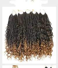 Non-hair Dirty Braid Crochet Join Hair Braid Three Strand Braid Thin Braid