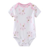 Baby Short Sleeve Triangle Bodysuit Set