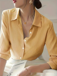 Spring New Striped Casual Shirt For Women