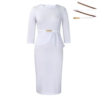 Slim-fit Elegant Figure-hugging African-style Dress
