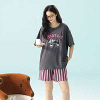 Women's High-end Pure Cotton Loungewear Set Suitable For Both Home And Outside