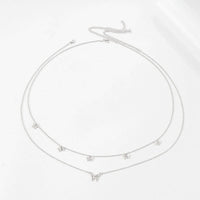 Popular Ornament Simple Transparent Rhinestone Waist Chain