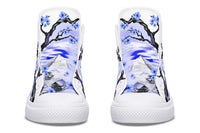 Printed Couple High-top Canvas Shoes