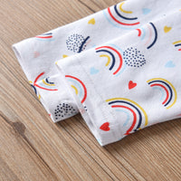 Clothes Rainbow Print One-piece Romper