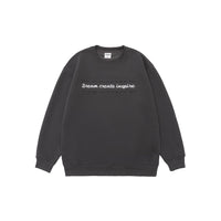 Three-dimensional Steel Printed Round Neck Loose All-match Casual Pullover Sweater