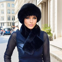 Winter Scarf And Mongolian Hat Plush Hat For Women