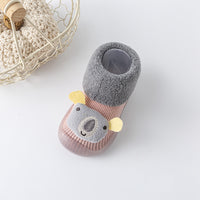 Baby Toddler Floor Socks Cartoon Doll Non-slip Rubber Sole