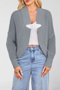 Fashionable Batwing Sleeve Knitted Cardigan Sweaters Coat