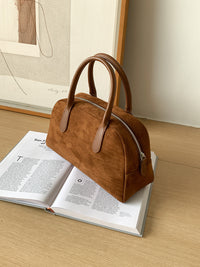 Large Capacity Suede Handbag For Women