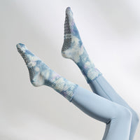 Gradient Mid-calf Yoga Socks Non-slip Women