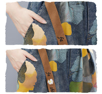 Thin Denim Printed Wide Leg Panties For Women