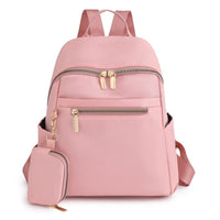 Casual Backpack Women's Oxford Cloth Backpack Nylon Convenient Travel Backpack