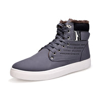 Casual Board Shoes Warm High Top Shoes Plush Shoes