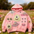 Fashion Casual Printed Polyester Sweater