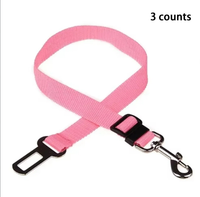 Pet seat belt-sky blue-70cm-3 pieces