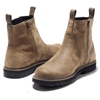 Vegetable Tanned Handmade Frosted High-top Men's Boots
