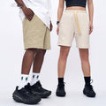 Heavy Embroidery Loose Shorts Solid Color Casual