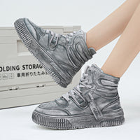 Fashion High-top Unisex Thick-soled Platform Sneakers
