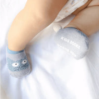 Autumn and winter new cotton 0-1-3 years old children's boat socks non-slip toddler baby floor socks baby socks