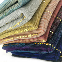 Spring And Summer Women's Bag Scarf Thin Breathable Solid Color Crumpled Panel Pressing Polyester Scarf