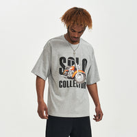 Fashion Loose Cool Short-sleeved T-shirt Men
