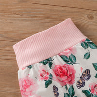 Long Sleeve Romper Belly Protective Pants Hairband Princess Dress