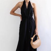 Women's New Halterneck Sexy Backless Dress