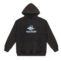 Heavy American Fashion Brand Batik Printed Loose Hooded Sweater For Men