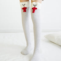 Christmas Long Socks Winter Women Striped Stockings New