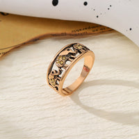 Retro Personalized Fashion Animal Hollow Ring